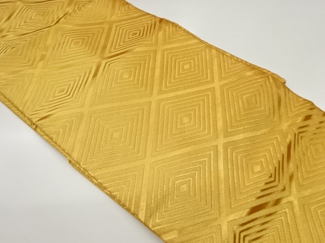 子持ち菱模様織出し名古屋帯